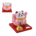thumbnail image 1 of Solar Powered Lucky Cat Bright Colors Energy Saving Solar Waving Cat Lucky Wealth for Rich Life Plastic Material, 1 of 7