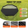 thumbnail image 4 of KFFKFF Dog Playpen, 8 Pcs 30"H x 24"W Panels Foldable Metal Pet Exercise Pen, Dog Fence Indoor and Outdoor Pen with Door, 4 of 9