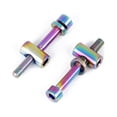 thumbnail image 2 of M5*30/40mm Bike Seat Post Fixed Bolts Titanium MTB Bicycle Saddle Fixed Screw, 2 of 6