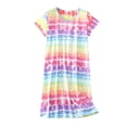 thumbnail image 1 of Kcodviy Chemise de Nuit en Coton pour Femme Pyjama d'Été pour Femmes Chemise à Manches Courtes Décontractée Chemises de Nuit Sans Manches pour Femme Robe de Nuit Imprimée, 1 of 3