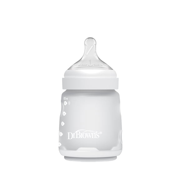 Biberon en silicone à col large de Dr. Brown's, 150 ml, paquet de 1
