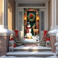 thumbnail image 4 of Uuiauoio Rideau de Porte de Noël Décoration de Vacances avec Design en Polyester pour Porte et Mur Intérieur Extérieur Décoration de Fête de Noël Fête à la Maison, 4 of 7