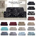 thumbnail image 1 of CHOK Housse de Sofa Extensible en Spandex pour Causeuse Fleur Rouge Moyen, 1 of 6