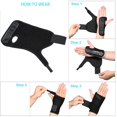 thumbnail image 3 of TOPINCN Wrist Brace Breathable Neoprene Night Sleep Splint Adjustable Brace (Right hand), 3 of 10