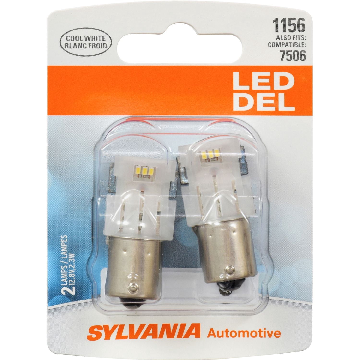 SYLVANIA 1156 mini lampe DEL BLANCHE SYL, emballage de 2