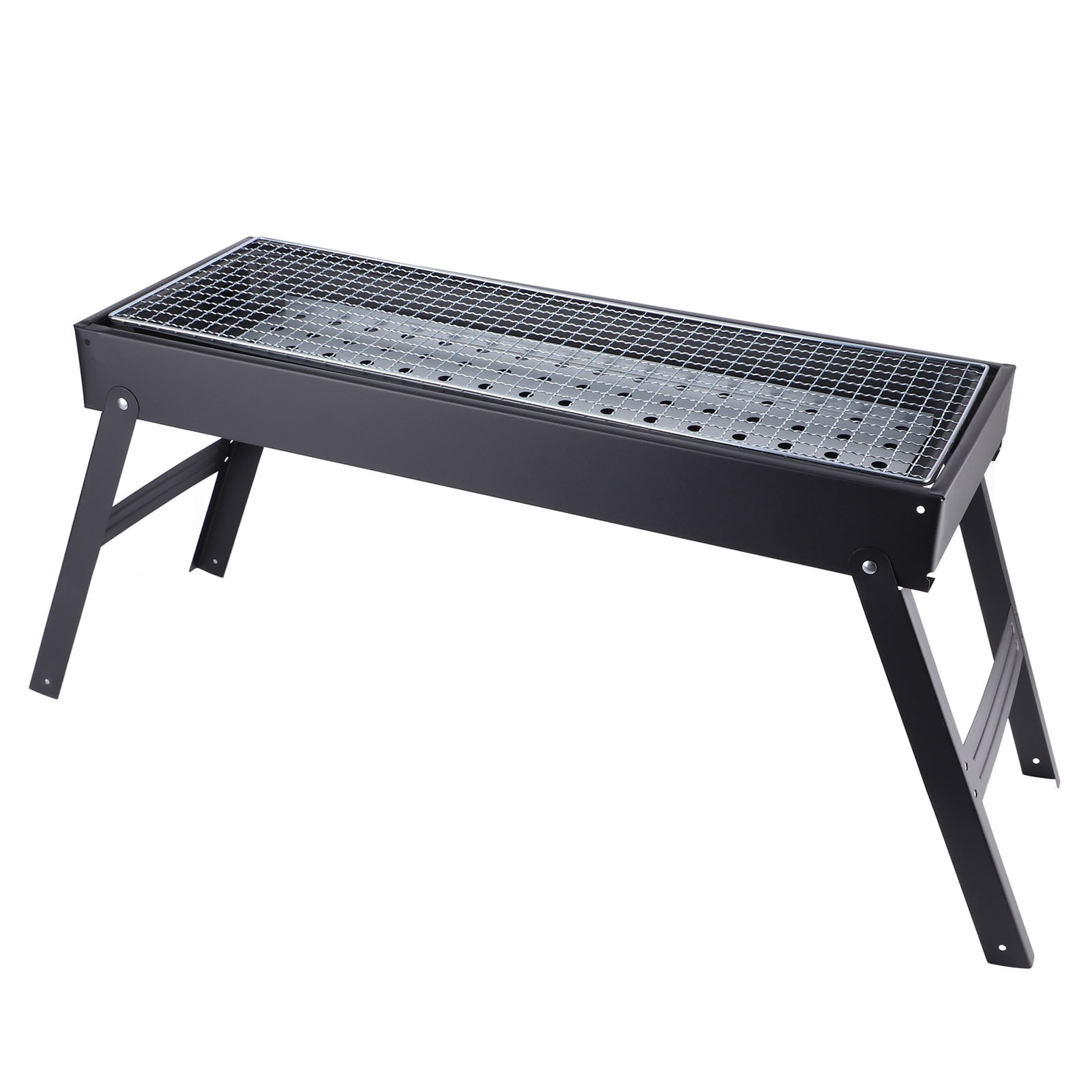 Outdoor Barbecue Grill, Heat Resistant Lightweight Charcoal BBQ Grill Portable  for Camping for Travel