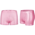 thumbnail image 4 of Timegard Girls Clothes Slim Fitting Gymnastics Shorts Sparkly Dance Tumbling Athletic Short Solid Color, 4 of 5