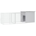 thumbnail image 1 of vidaXL Chicken Cage Grey 300x91x100 cm Galvanised Steel, 1 of 4