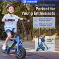 thumbnail image 4 of Gyrocopters Radi8 Electric scooter (Blue) | UL 2272 approved | 25 km Range | 25 km/h Speed | Rear Disc Brakes | LED Lights | LCD Display, 4 of 9