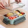 thumbnail image 1 of mtvxesu Lunch Box, 304 Stainless Steel Lunch Box Sealed Lunch Box Portable Lunch Box for Students and Office Workers Microwaveable Lunch Box Lunch Boxes for Men Lunch Box Containers Clearance, 1 of 7