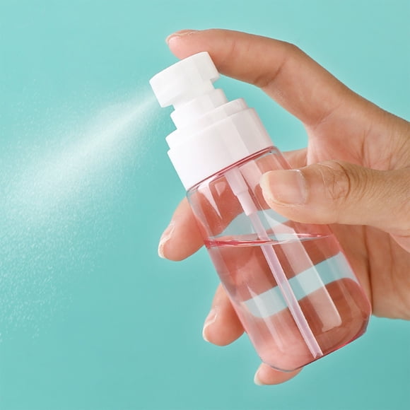 Bouteille Vaporisateur à Brume Fine 2oz 60ml Vide Cosmétique Rechargeable Contenants de Voyage Bouteille Vaporisateur en Plastique pour Cheveux pour Parfum Soins de la Peau Maquillage Lotion