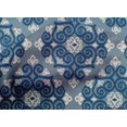 thumbnail image 4 of oneOone Tissu en Coton Cambric Imprimé Ikat Tourbillon 56 Pouces de Large, 4 of 4