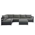 thumbnail image 3 of Modway Tahoe Ensemble de Canapé Sectionnel 5 Pcs en Gris Charbon, 3 of 11