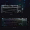 thumbnail image 2 of Clavier gaming mécanique RVB sans fil LIGHTSPEED Logitech G915 TKL sans pavé numérique - GL Tactile, 2 of 6