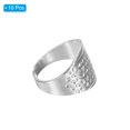 thumbnail image 3 of Unique Bargains Anneaux de Protection Réglables pour Doigts, Argent 10 Pcs, 3 of 6