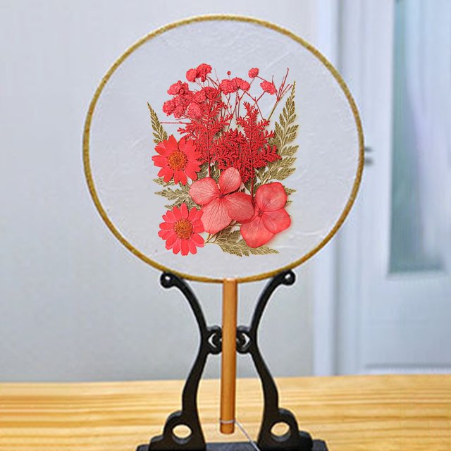 Vaidha Fleurs Séchées et Embossées pour Résine Kit Bougies et Bricolages