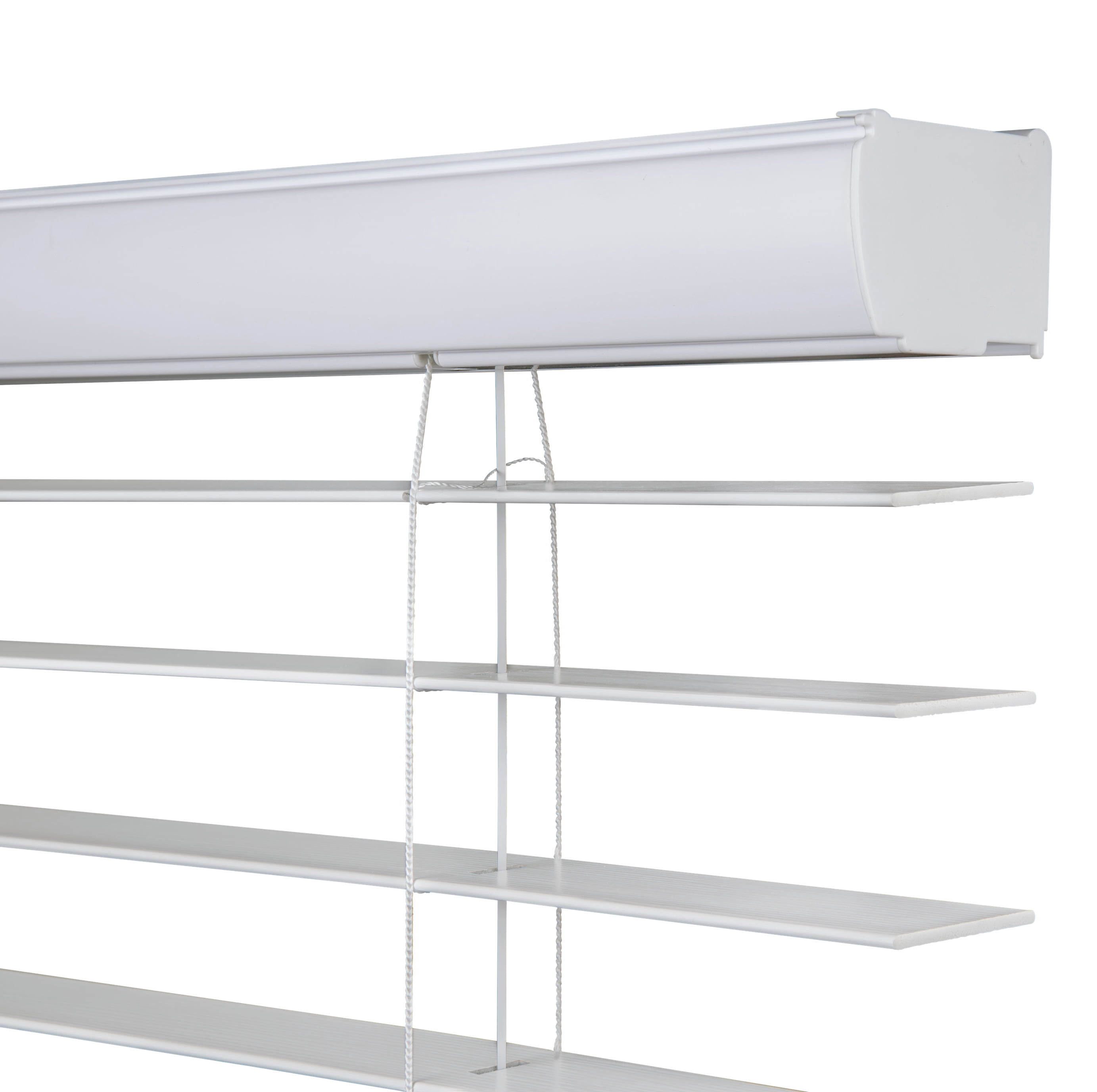 MAINSTAYS Store En Simili Bois 5 cm , Blanc, 71,1cm x 122cm