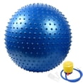 thumbnail image 1 of Amdohai Yoga Ball Massage Ball Burst Fitness Ball Slip Resistant Pilates Exercise Ball Stability Ball for Balance Exercise Workout Core Training Quick Pump Included Balance Ball Desk Chair Gym Offi, 1 of 7