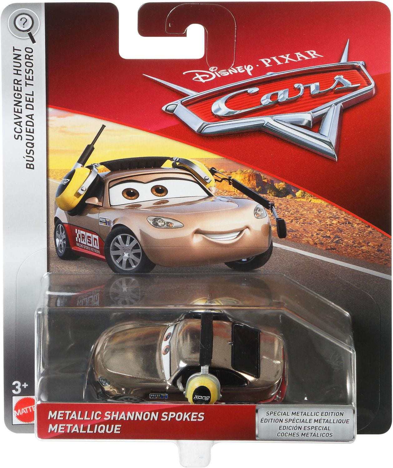 Disney Pixar – Les Bagnoles –Metallic Shannon Spokes