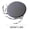 Grey, variant on Bigersell Round Chair Pads with Ties Solid Non-Slip Soft Portable Seat Cushions for Dining Chair Solid Portable Polyester Thicken Chair Seat Mat Brown