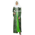 thumbnail image 2 of Bimba Robe Abaya Kimono Maxi en Rayonne en Dentelle pour Femmes Musulmanes Jilbab avec Hijab, 2 of 8