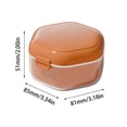 thumbnail image 3 of EGNMCR Closet Organizers and Storage, Bathroom Organizers and Storage Orthodontic Braces Case Invisible Braces Retainer Storage Box Portable Box Denture Storage Cleaning Box a storage, 3 of 8