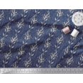 thumbnail image 2 of Soimoi Polyester Crepe Fabric Leaves Block Fabric Prints by Yard 52 Inch Wide, 2 of 5