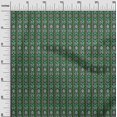 thumbnail image 3 of oneOone Cotton Poplin Green Fabric Tribal Sewing Craft Projects Fabric Prints By Yard 42 Inch Wide, 3 of 5