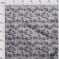 thumbnail image 3 of oneOone Rayon Gray Fabric Floral Sewing Craft Projects Fabric Prints By Yard 56 Inch Wide, 3 of 4