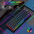 thumbnail image 4 of EGNMCR Wired Illuminated Keyboard Mechanical Sense Gaming Keyboard Gaming Desktop PC Laptop Keyboard Mechanical Keyboard, 4 of 9