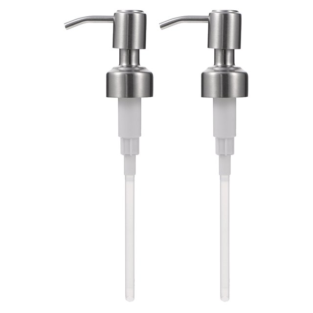 2 Pcs Têtes de Pompe Distributeur de Lotion Tête de Bouteille de Pompe Buse de Remplacement