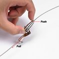 thumbnail image 3 of Yescom 20PCS Adjustable Picture Rail Hook Wire Rope Art Gallery Hanging System, 3 of 6