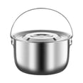 thumbnail image 1 of Lipstore Cooking Pot Multipurpose Soup Pot Camping Pot for Cooking Commercial Camping 3.0L, 1 of 8