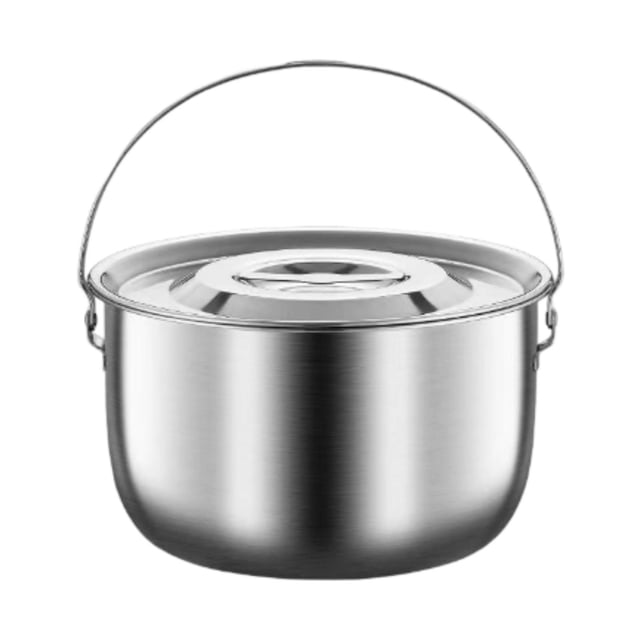 Lipstore Cooking Pot Multipurpose Soup Pot Camping Pot for Cooking Commercial Camping 3.0L