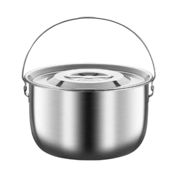 Lipstore Cooking Pot Multipurpose Soup Pot Camping Pot for Cooking Commercial Camping 3.0L