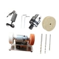 thumbnail image 4 of jinwen Mini Bench Grinder Bench Grinding Tool DIY Supplies Multifunction Sturdy Benchtop Sander Polisher for Tabletop Edge Polishing D, 4 of 8