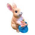 thumbnail image 3 of Rongfmy Creative Cute Rabbit Statue Ornament Animal Sculpture Artwork Resin Craft Easter 7.5cmx5cmx10cm, 3 of 9