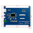 thumbnail image 4 of ELECROW Raspberry Pi Touchscreen Monitor 5 inch HDMI Screen Display 800x480 Compatible with Raspberry Pi 4 3B+ 3B 2B BB Black Banana Pi Jetson Nano Windows 10 8 7, 4 of 4