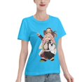 thumbnail image 2 of T-Shirt Basique à Manches Courtes pour Femmes Demon Slayer : Koiju et Nidouzi, 2 of 6