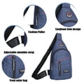 thumbnail image 4 of Vadktai Crossbody Sling Backpack , Sac à Bandoulière, Sac de Poitrine de Randonnée de Voyage, 4 of 7