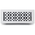 thumbnail image 4 of Floor Vent Cover / Register – Size 4” x 12”(VR 100) with Damper – Tudor Mushroom Design – Cast Aluminum Powder Coated, Re-Paintable, Rust-Free – For Floors, Walls & Ceilings – Black/Brown/White, 4 of 10