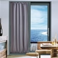 thumbnail image 4 of Rbaofujie High-Precision Solid Color French Door Window Curtains Rod-Pocket Design for Sliding Ideal for Window and Doors, 4 of 8