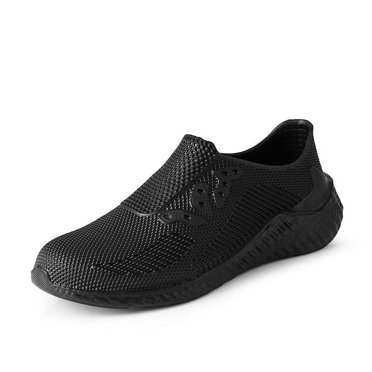 Lefu Chaussures Noires de Chef Cuisinier pour Hommes Chaussures de Cuisine Antidérapantes Chaussures de Sécurité Chaussures Résistantes à l'Huile et à l'Eau