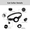 thumbnail image 4 of 2Pcs Cat Collar with Bell and Safety Closure Reflective Collar for Kittens Puppies, 4 of 9