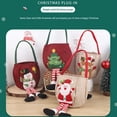 thumbnail image 2 of serony Christmas Bags Gift Wrapping Packaging Storage Elk Container Handbag Goodie Bag Exquisite Embroidery for Jewelry Candy Birthday Snowman, 2 of 9