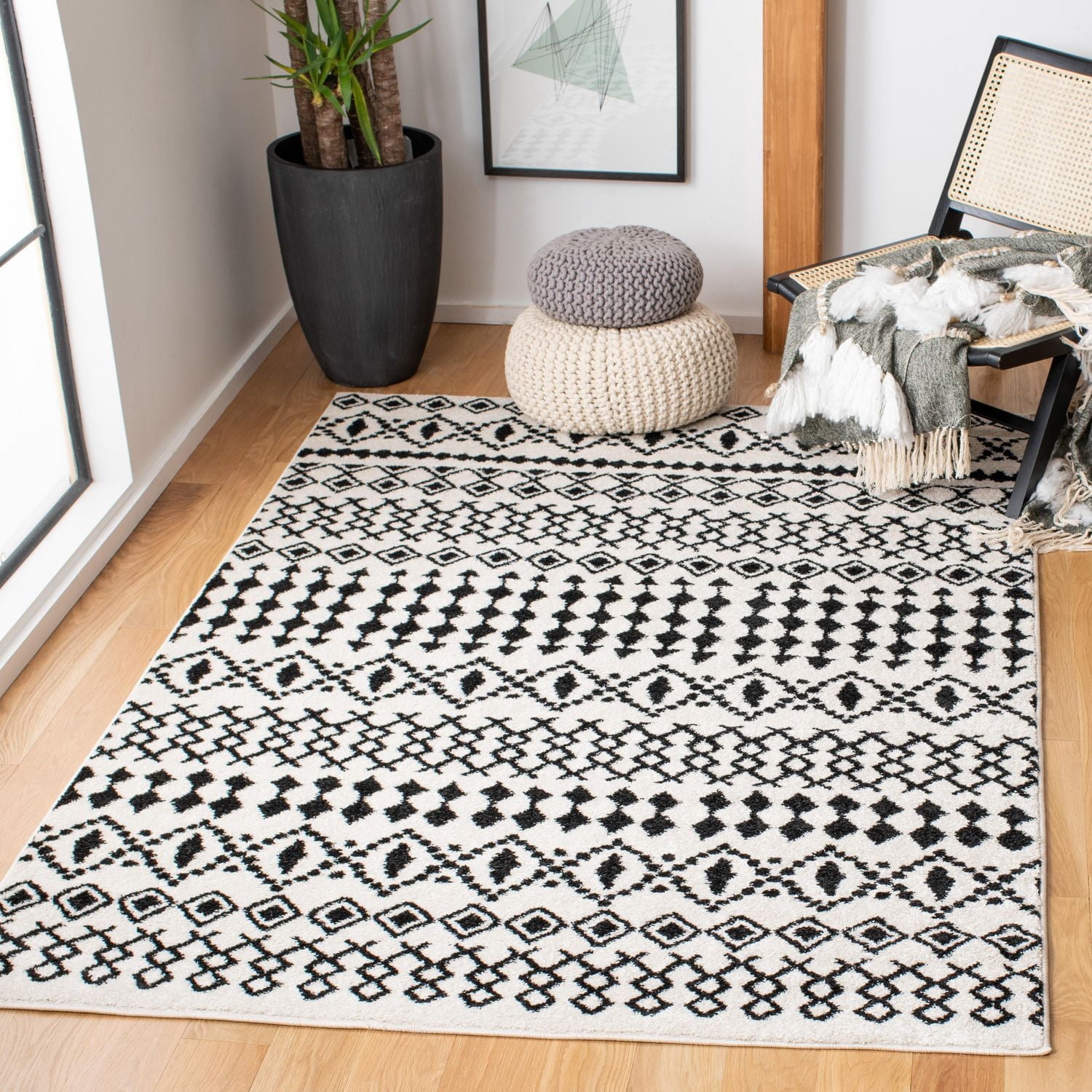 SAFAVIEH Tulum Herbert Tapis Géométrique