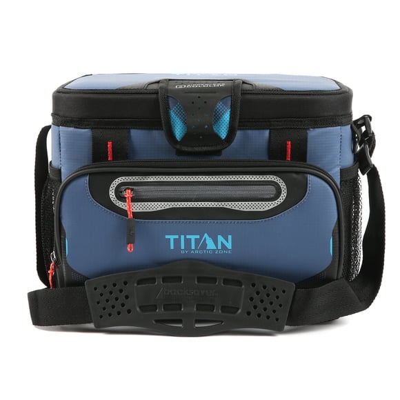 Titan par Arctic Zone – Glacière souple sans fermeture éclair, capacité de 12 canettes / 8 pintes (environ 8 litres), couleur Ocean Trench