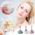 thumbnail image 2 of TopLLC Bath Loofah Sponge, Soft Mesh Exfoliating Shower Pouf Balls with Hanging Rope, Deep Cleaning Body Scrubber Sponge Cute Design Fine Foaming Body Wash Puff Bathing Accessories for Men and Women, 2 of 9