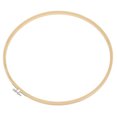 thumbnail image 1 of Unique Bargains 15.8' Round Bamboo Embroidery Hoop Circle Cross-Stitch Ring, 1 of 5