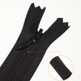 thumbnail image 2 of relayinert 5x Fashionable And Durable Invisible Zips Wide Range Of Uses Easy Care Long Invisible Zippers black 1Set, 2 of 6